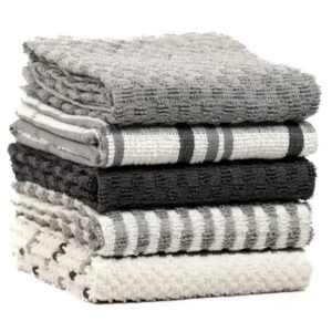 Olivia Rocco 5 Pack Terry Kitchen Tea Towels