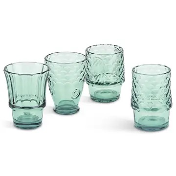 Fish Stacking Drinking Glass - Set of 4 - Rainbow - Image 15