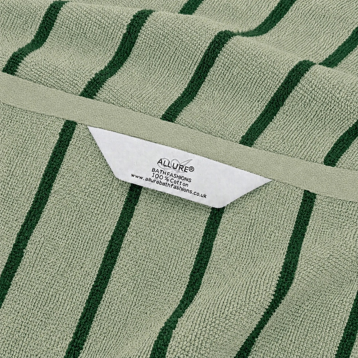 Strand Stripe Towels - Soft 100% Cotton Bathroom Towels - Image 5