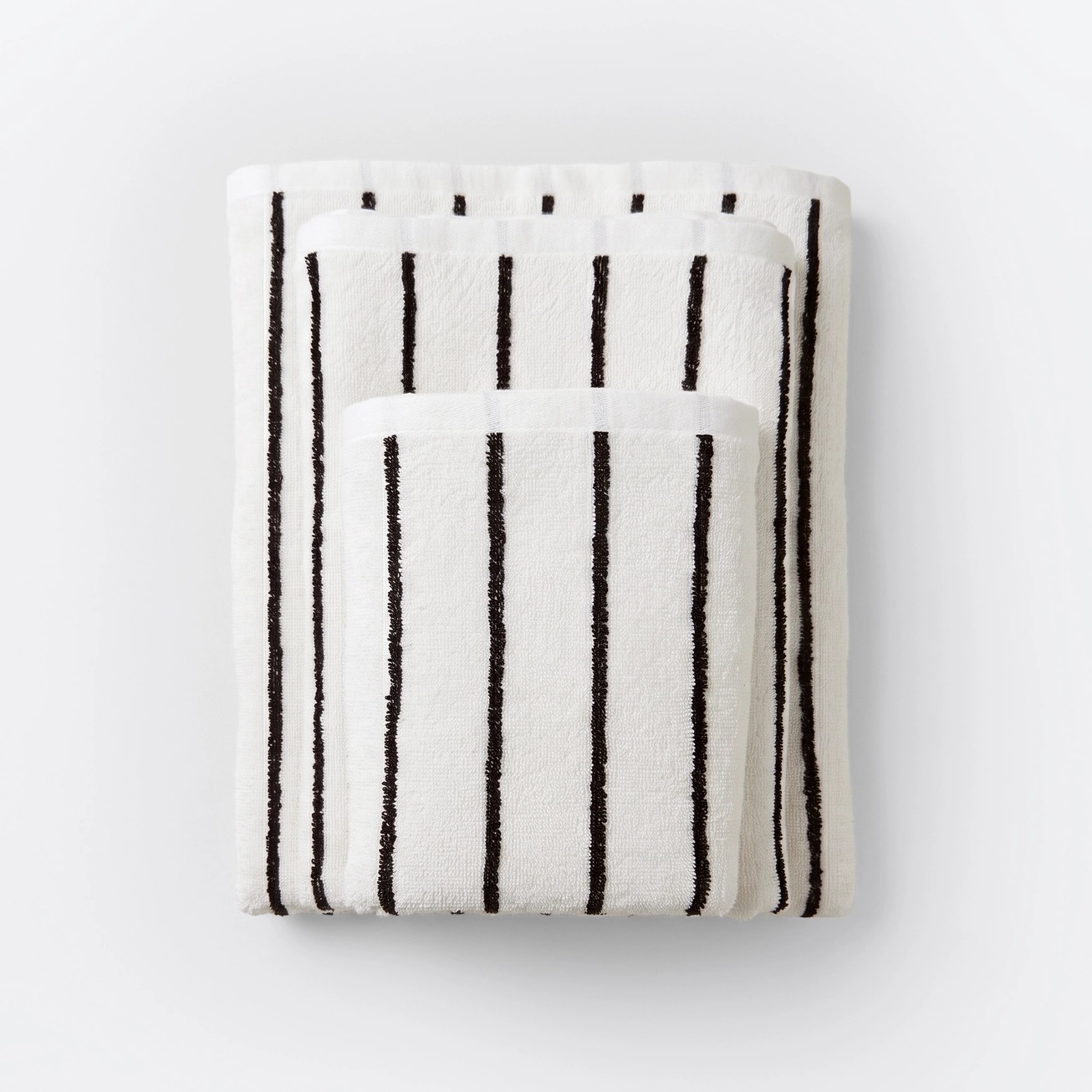 Strand Stripe Towels - Soft 100% Cotton Bathroom Towels - Image 3
