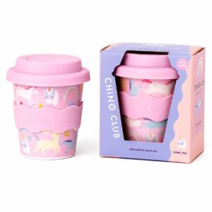 Purple Unicorn Babychino Cup 4oz (Straws Sold Separately)