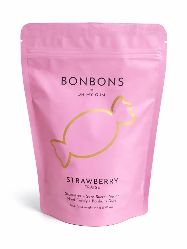 Strawberry Bonbons - Sugarless Hard Candy | Vegan - Image 9