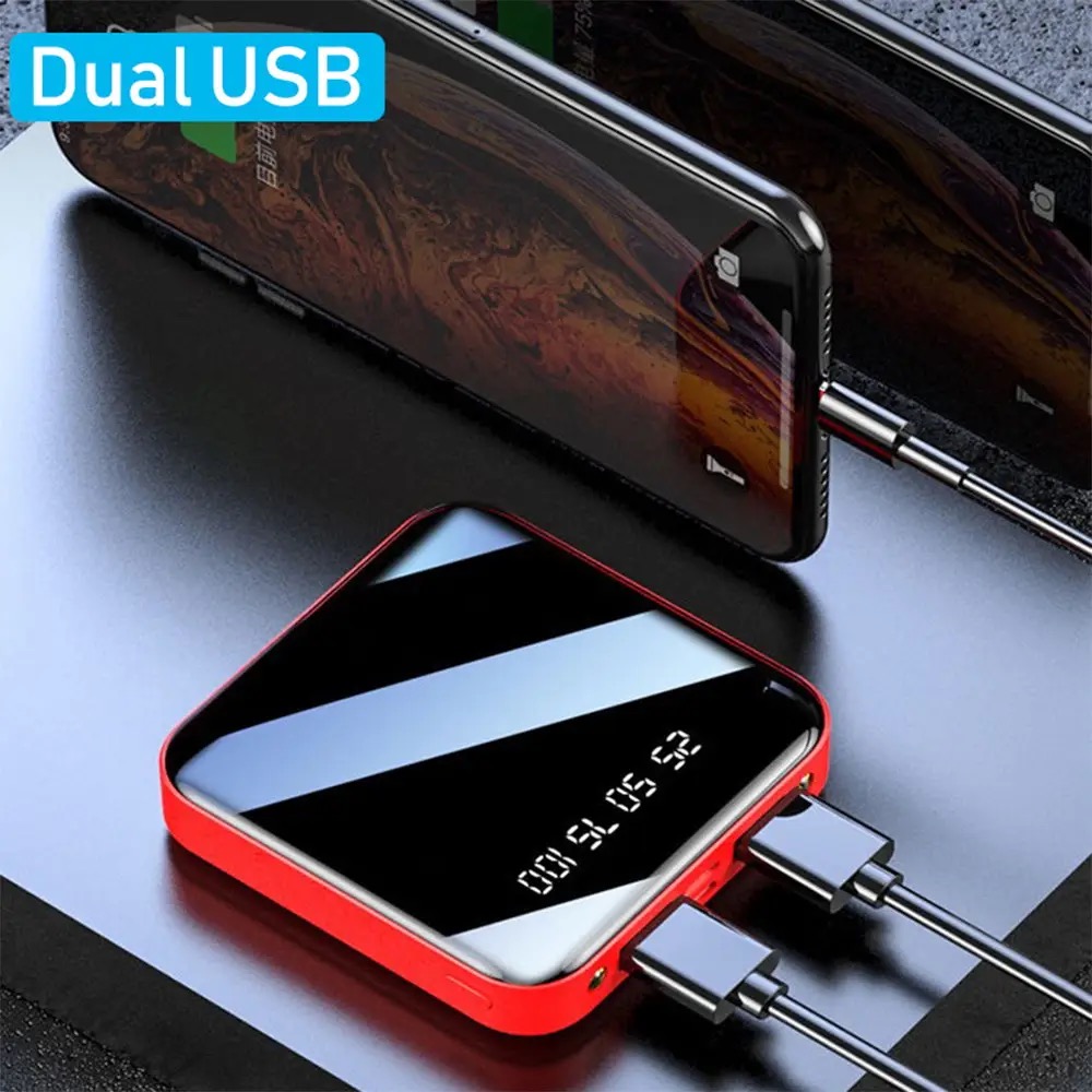 Mini Portable Charging Power Bank with Usb Cable For Iphone and Tablets - Image 3