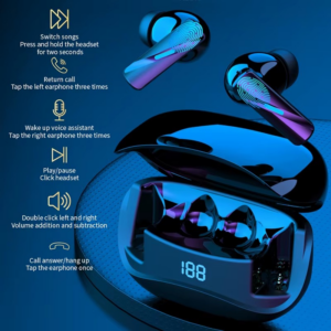 True wireless noise cancelling earbuds