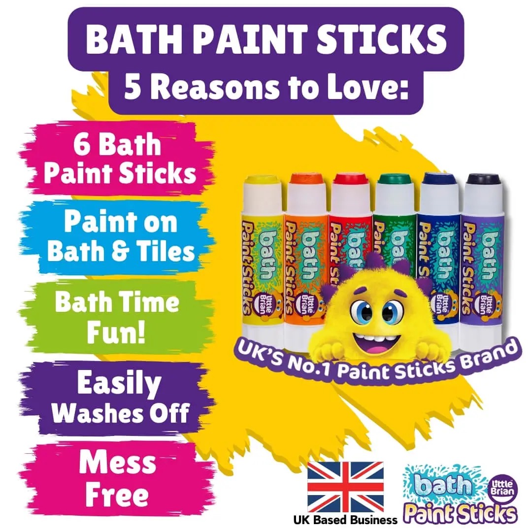 Little Brian Bath Paint Sticks RRP £7.99