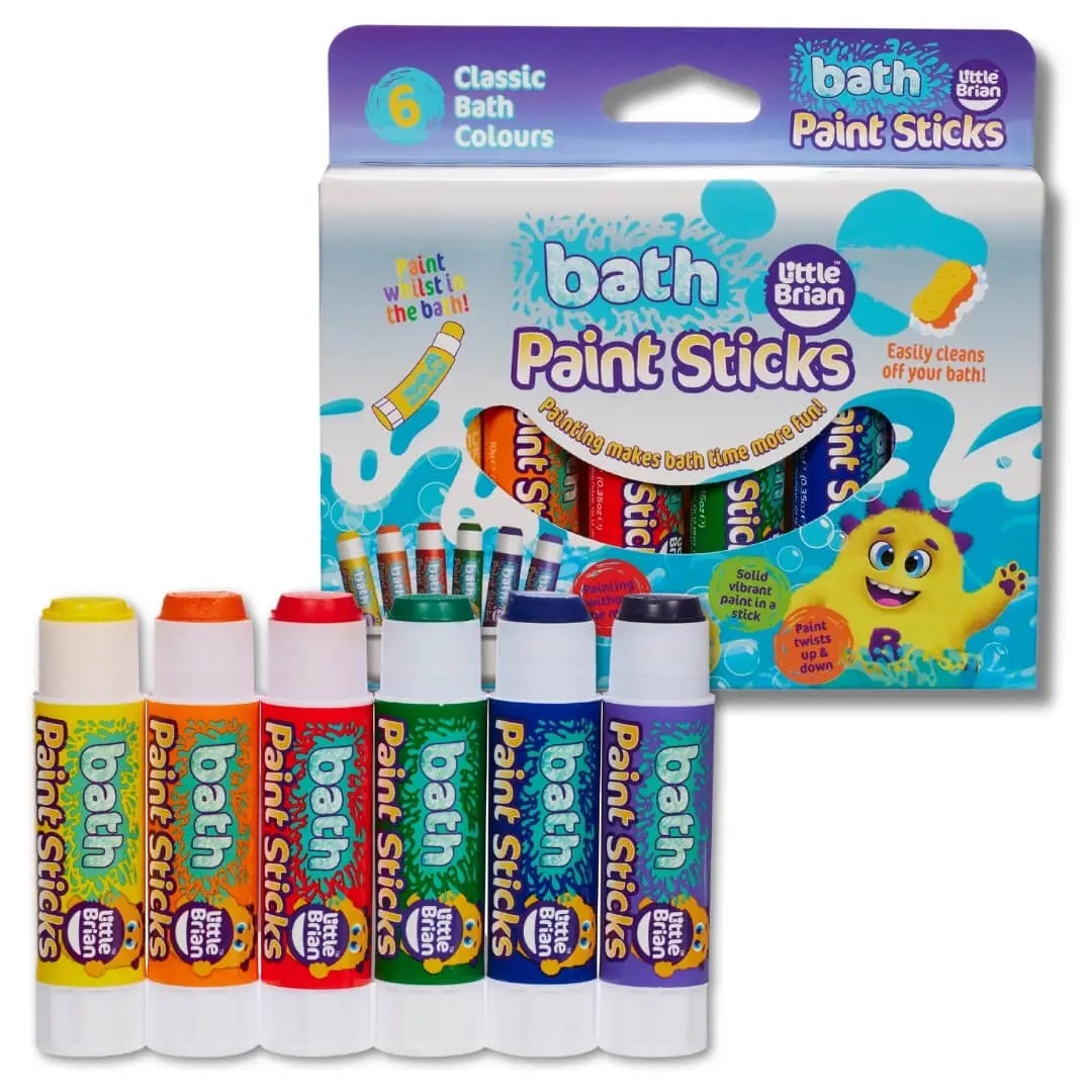 Little Brian Bath Paint Sticks RRP £7.99 - Image 2