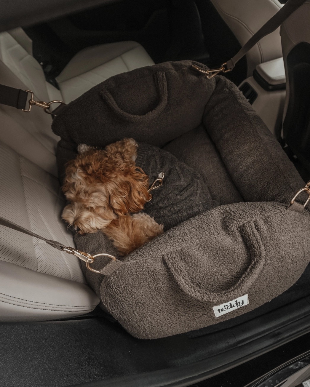 Chocolate | the Cosy Car Seat Teddy - Image 6