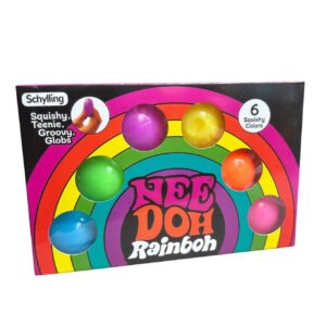 Needoh Style Rainboh Rainbow Globs 6 Pack