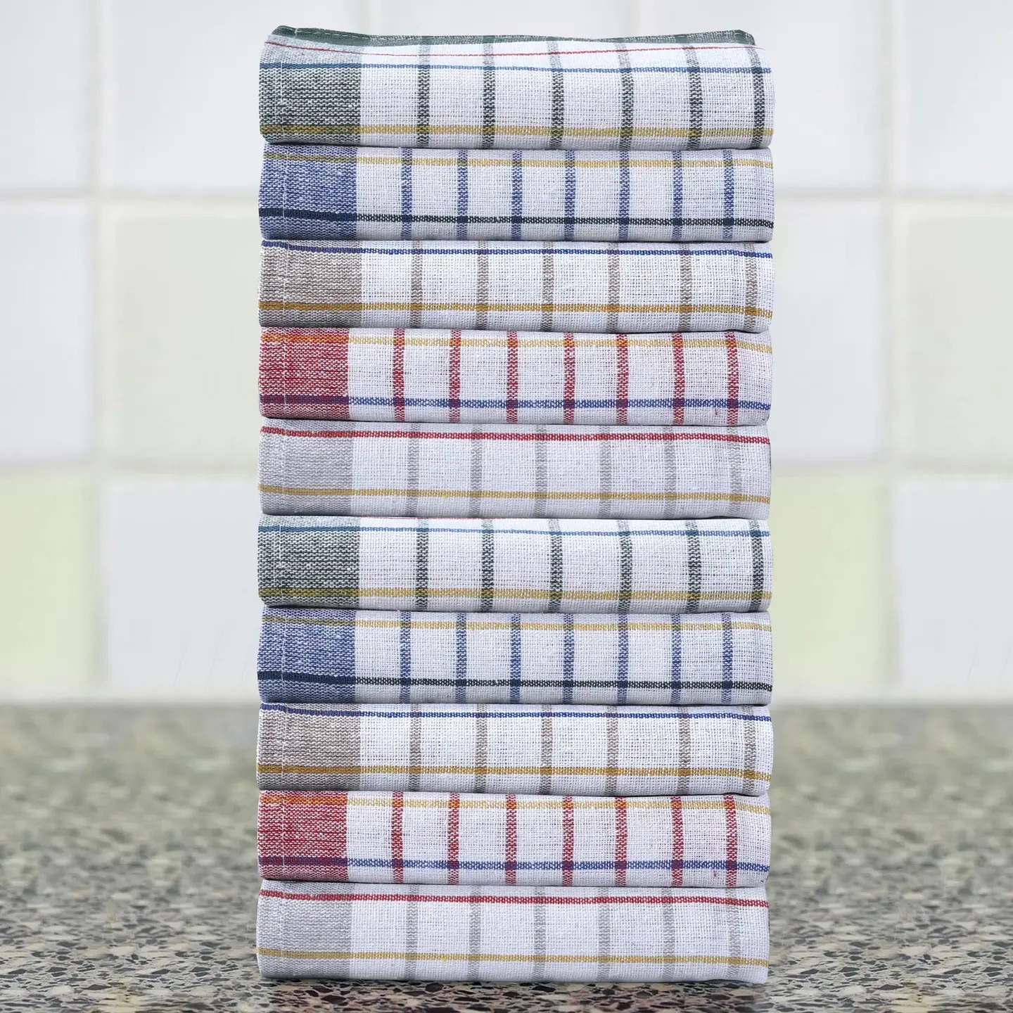 Olivia Rocco Pack of 10 Wonderdry Tea Towels - Image 2